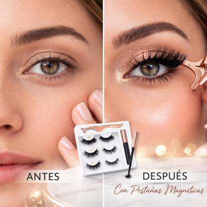 Veloria Magnetic Lashes – Kit 3 Pares